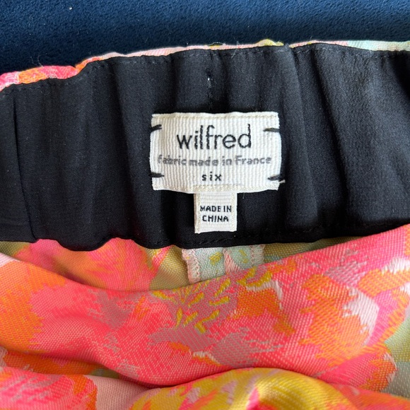 New Aritzia Wilfred Neon Floral Shorts - Fabric Made in France - US Size 6 - Picture 8 of 10